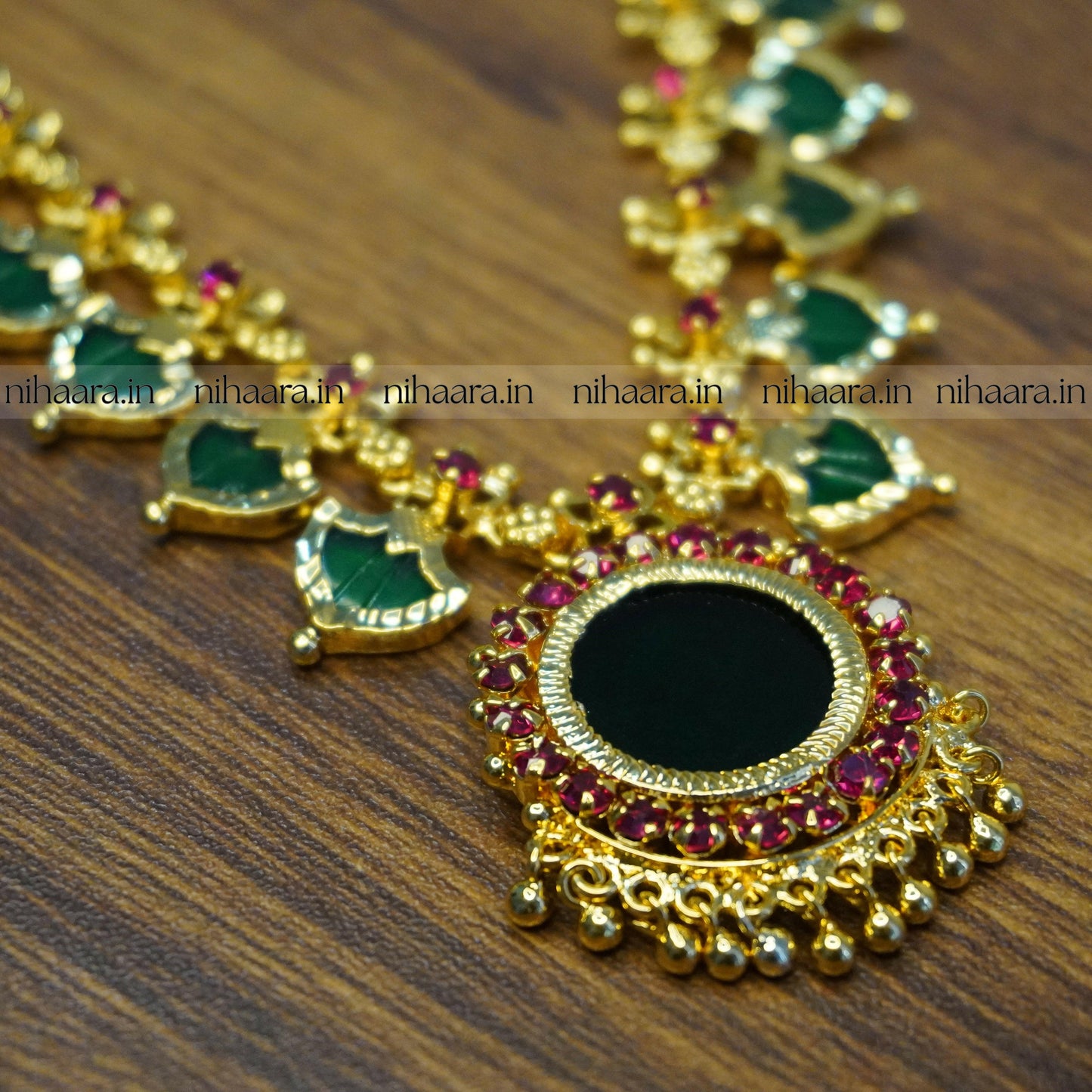 Premium Kerala Traditional Micro Gold Plated Palakka Maala NA701