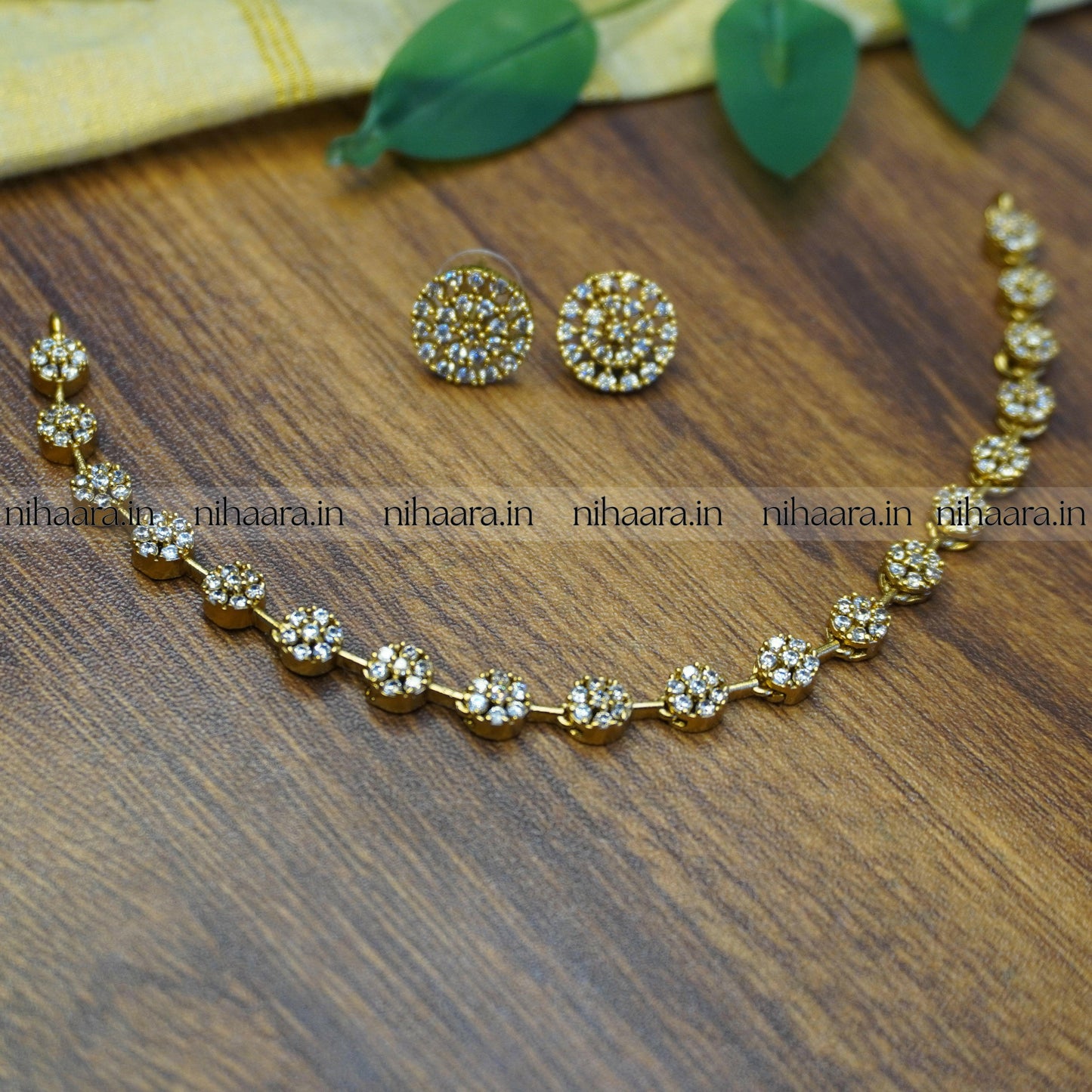 Minimalist Diamond Necklace Set NA717
