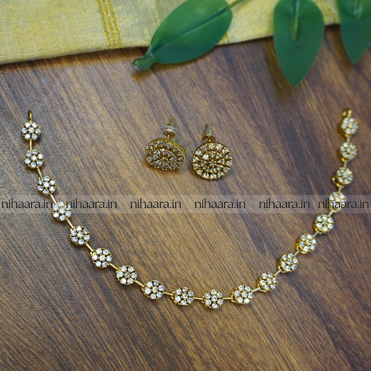 Minimalist Diamond Necklace Set NA717