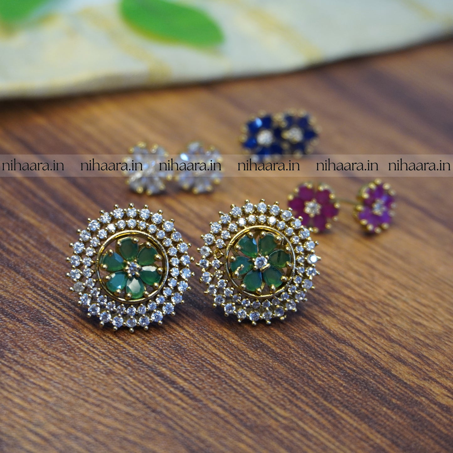 Interchangeable Flower Earring Set NA725