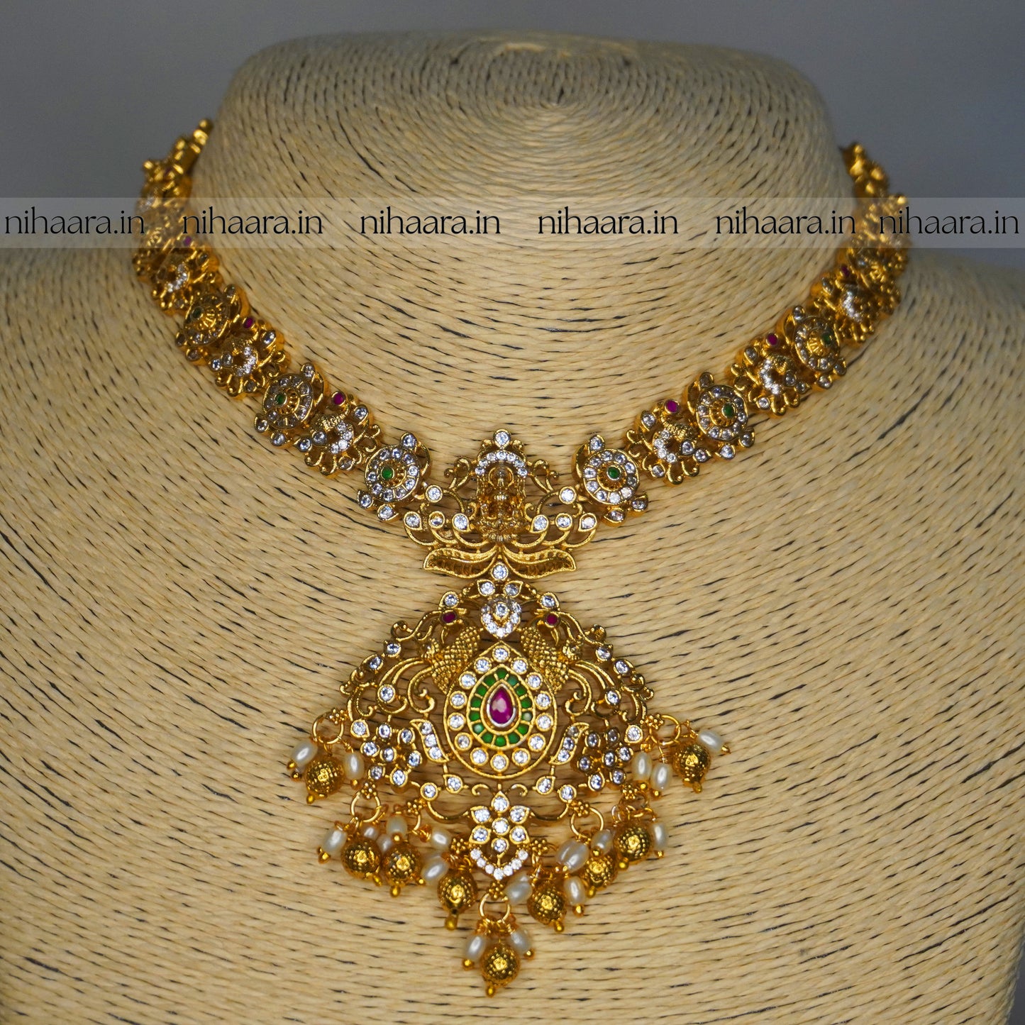 Premium Gold AD Soubhagya Necklace NA815
