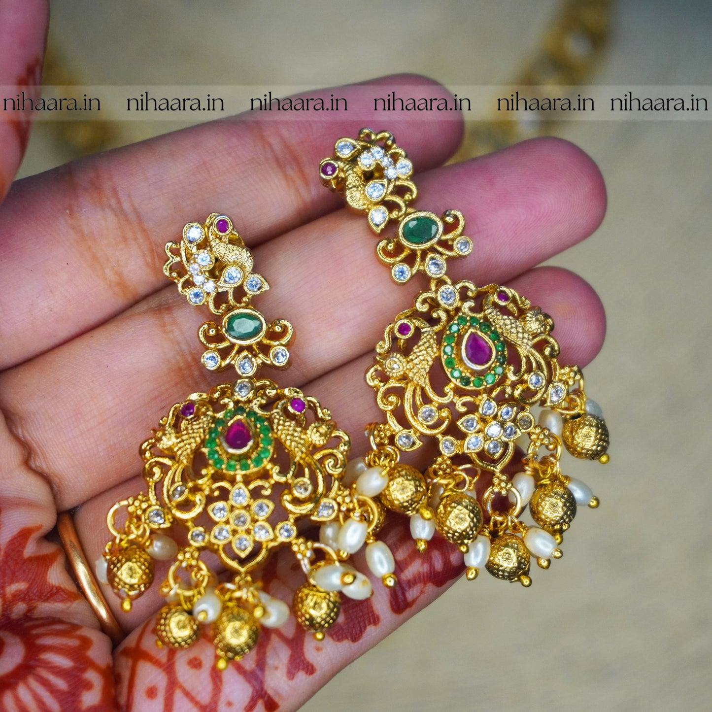 Premium Gold AD Soubhagya Necklace NA815