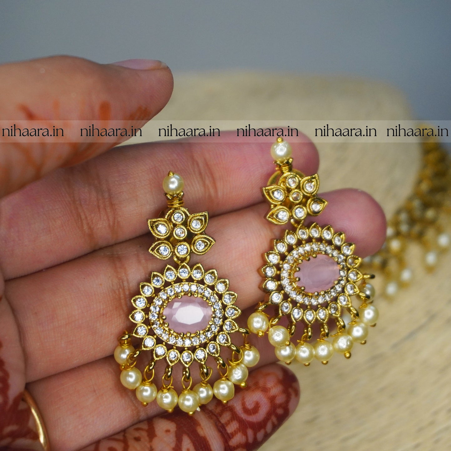 Antique AD Viola Necklace Set NA824
