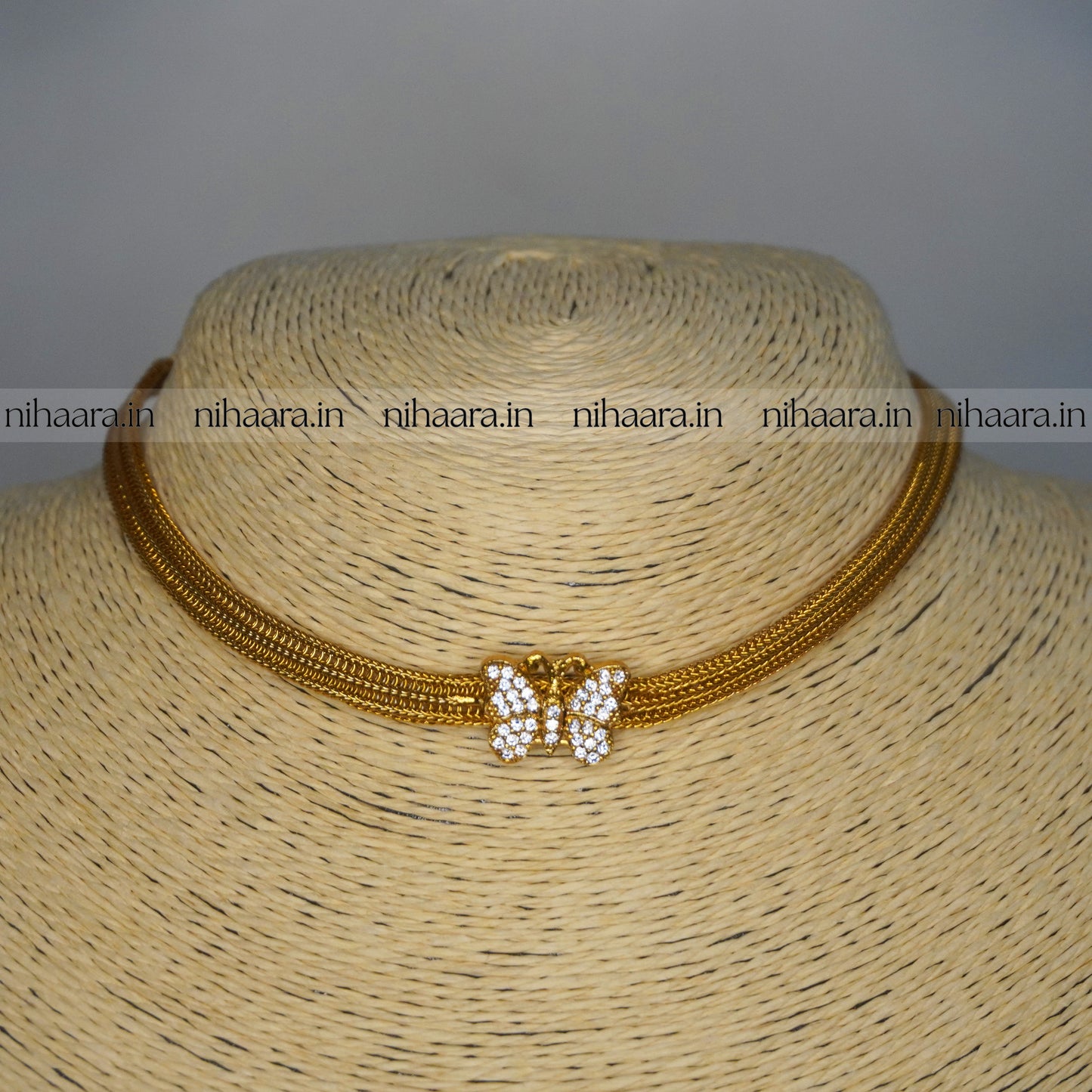 Gold AD Chitrapathanga Choker Set NA730