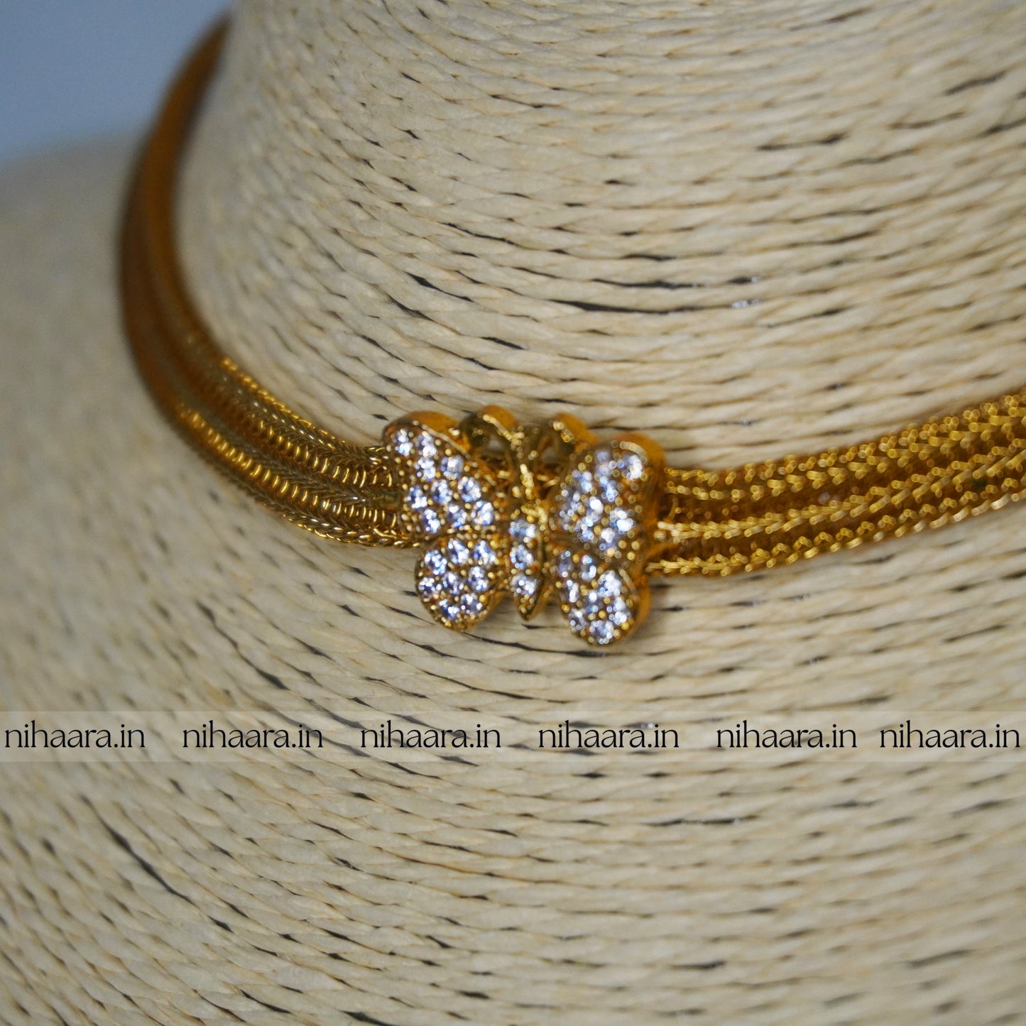 Gold AD Chitrapathanga Choker Set NA730