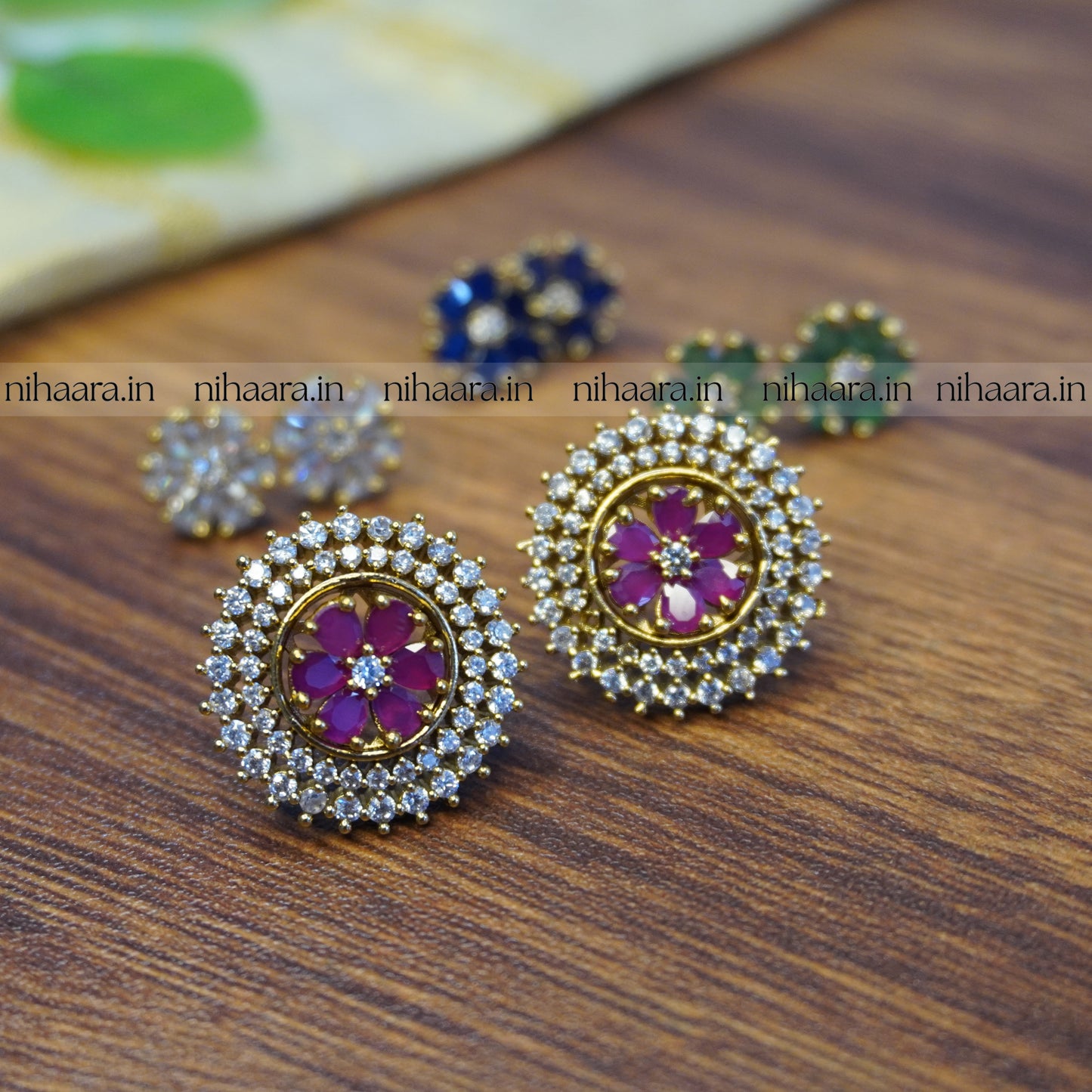 Interchangeable Flower Earring Set NA725