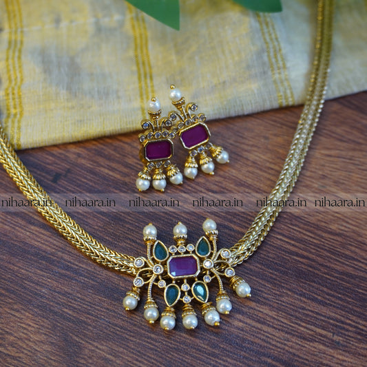 Gold Antique Roopa Choker Set NA732